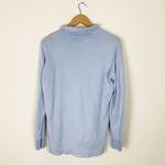 KJUS Cowl Neck Kessy Sweater Light Blue Cotton Cashmere Blend Pullover Size L Photo 1