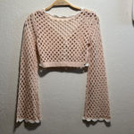 Cider  Knit Cable Cropped Sweater Photo 0