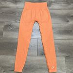 Gymshark Vital Seamless 2.0 High Rise Orange Leggings Size Small Photo 3