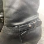 Bandolino  Black Higbee Ankle Strappy Heel Zip Close Bootie Boots Shoes 8 Photo 3