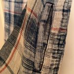 Cloth & Stone Anthropologie Gauzy Light Weight Sleeveless Neck Plaid Dress M Photo 3