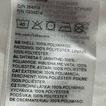 Divided  woman white puffy snow ski suit size small zip up hooded Photo 6