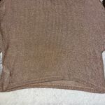 ZARA Copper Metallic Fiber Knit 1/2 Sleeve Top Photo 6