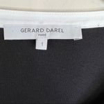 Gerard Darel Paris blouse women's XS pleated V neck long sleeve modal cotton Photo 4