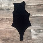 Pretty Little Thing  BLACK SLINKY ASYMMETRIC CUTOUT SLEEVELESS Bodysuit NWT #46 Photo 1
