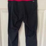Adidas Black & Red Climalite Cropped Pants/Leggings Photo 1