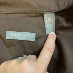 Kate Hill  Belted Utility Jacket – Brown Military‎ Style | Size S | Cargo Pockets Photo 7