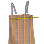 American Eagle  Women's Pastel Stripe Smocked Mini Dress Size M Photo 3