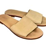 St. Agni Aiko Basic Slides in Nude Leather Sz:36 Photo 0