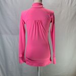 Under Armour All Season Gear Hot Pink Fitted Quarter Zip Pullover Size S… Photo 6