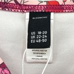 NEW NWT Bloomchic Plus Size Swim‎ Top Floral Tie Front Swimsuit 18 Photo 3