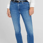 Mother Denim The Mid Rise Dazzler Ankle 25 Blue Photo 0