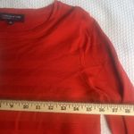 Jones New York  Women's Fire Red Long Sleeve Top with Front Pockets Size Petite S Photo 5