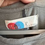 Free People Beach Mini T-Shirt Dress Large Sage Green Photo 1