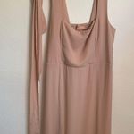 Show Me Your Mumu NEW Claire Midi Dress in Dusty Blush Crisp Photo 4