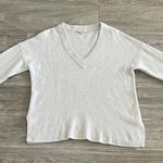 Madewell  Bartlett v-neck pullover gray sweater - large Photo 1