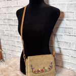 Cherokee  Tan Crossbody Bag with Floral Embroidery‎ Photo 1