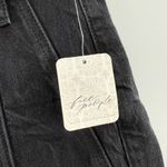 We The Free Jeans Size 27 Free People NWT Crvy Mona High Rise Flare Black Slit Photo 7