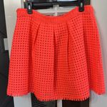 Anthropologie Yoana Baraschi Neon Papaya Coquelicot Skirt Size Large NWT Photo 2