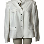 Tahari ‎ Classic Linen Blend Blazer Photo 0