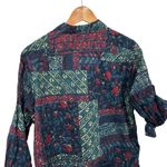 Vintage Lauren Ralph Lauren Womens Large Button Up Shirt Floral Cotton Collared Photo 1