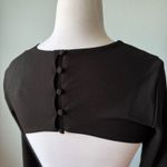 Lulus  Flawless Esteem Black Long Sleeve Cutout Column Maxi Dress Size Small Photo 10