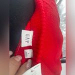 Gap Red Cable Knit Crew Neck Sweater Diamond Knit Pullover Top New s-16 Photo 3