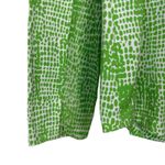 IBKUL Andrea Long Sleeve M UPF 50 1/4 Zip Golf Tennis Top Lime Green Mesh Sleeve Size M Photo 1