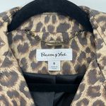 Preston & York  Animal Print‎ Belted Trench Coat Women's Size 8 Photo 2