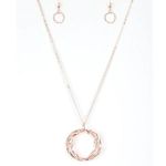 Paparazzi Millennial Minimalist Rose Gold Necklace (436) Photo 1