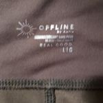 Aerie  Offline Feel Good Green Faux Leather Leggings Size Large Photo 1