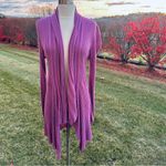 Dennis Basso  Lilac Open Front Cardigan Photo 2