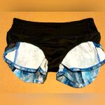 Lululemon athletica Blue and black Patterned Athletic Shorts size 2 Photo 8
