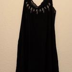Elegant Vintage Black Sleeveless Dress with Lace Detail Size XL Photo 0