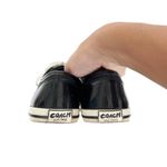 Coach  Polly Black Monogram Sneakers Sz 6 Photo 4