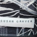 Susan Graver Womens Large Graphic Palm Textured Woven Cardigan Knit Tank Set Photo 5