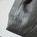 Cristian Large Black Italian Leather Double Handle Brief Travel Tote Work Bag Photo 2