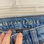 American Eagle  Jeans Blue 90's Low Rise Skinny Kick Distressed Sz 00 Photo 4