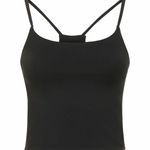 Girlfriend Collective Willa Strappy Tank Top in Black, Size X-Small Photo 2
