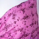 Free People NEW‎ Intimately  Caught Up Printed Slip Dress, Pink, Large Photo 8