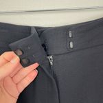 Escada Woman's 40/ US 10 Black High Waisted Cropped Cuffed Career Trouser Pants Photo 6