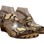 Franco Sarto Danila2 Wedge Sandals Reptile Snakeskin 9.5 Photo 5