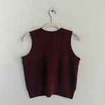 NWT 525 America Demi High Crewneck Cotton Oxblood Red Tank Vest Photo 2