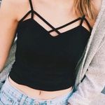 Brandy Melville Black Strappy Tank Photo 0