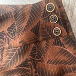 Harvé Benard Women’s Harve Bernard By Bernard Holtzman Brown/Black Leaf Print Skirt Size 16 Photo 4