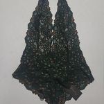 Frederick's of Hollywood NWT  Size Medium Jessica Lace Teddy Green And Gold Photo 0