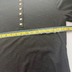 Boutique Vafful Womens V Neck Henley Shirts Long Sleeves Tunic Lace Tops Black Large Photo 7