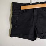 Old Navy Ripped Boyfriend Jean Short Black Photo 3