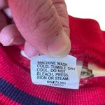 L.L.Bean Vintage Sherpa Crewneck Red Sweatshirt Womens Size Large Photo 7