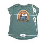 Women's Adiva Teal Graphic T Photo 3
